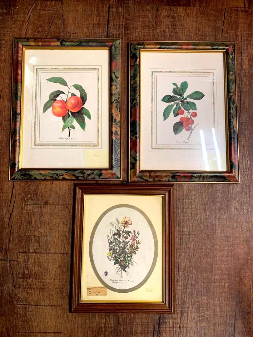 ヴィンテージイタリア製額x3