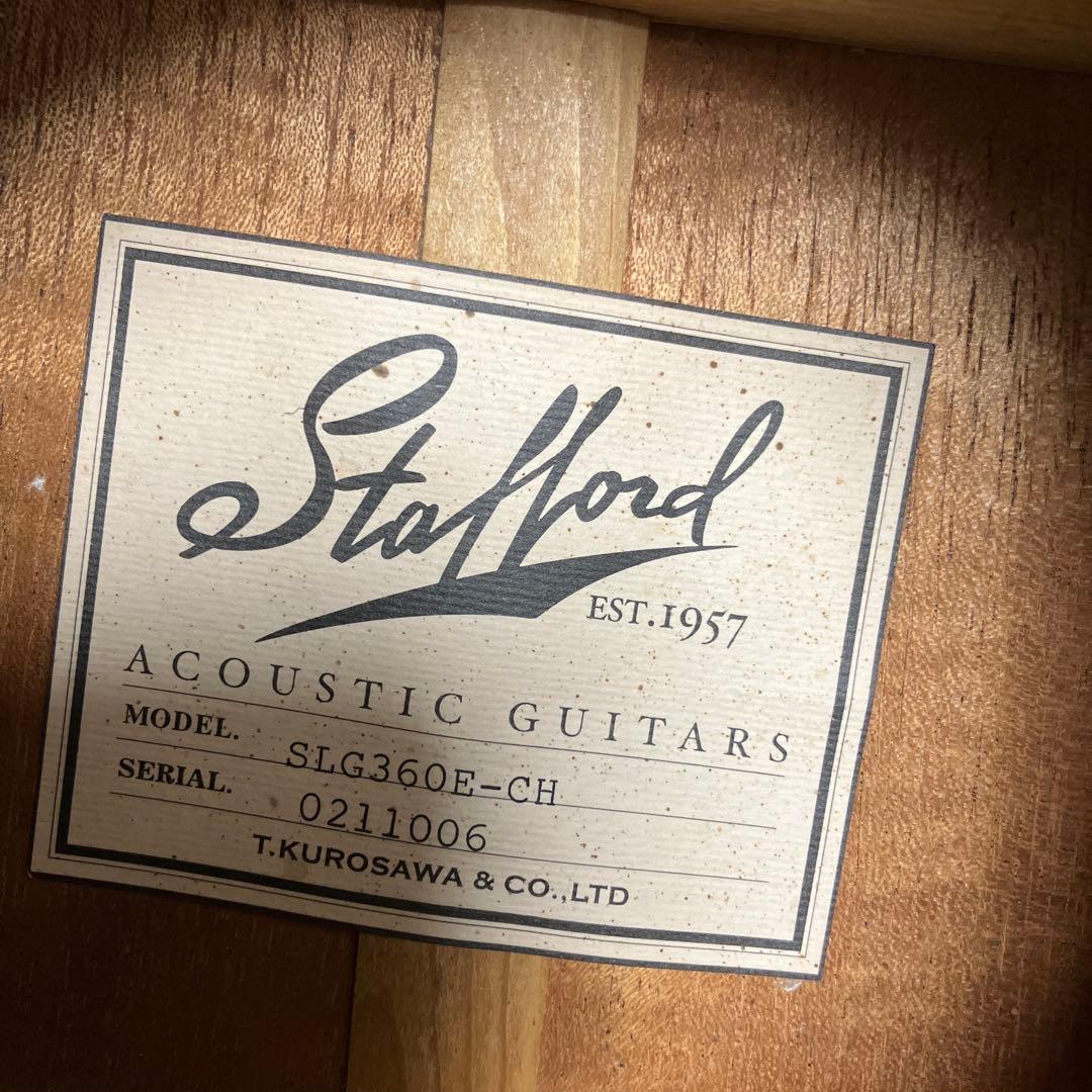 ギター Stafford SLG 360 E CH