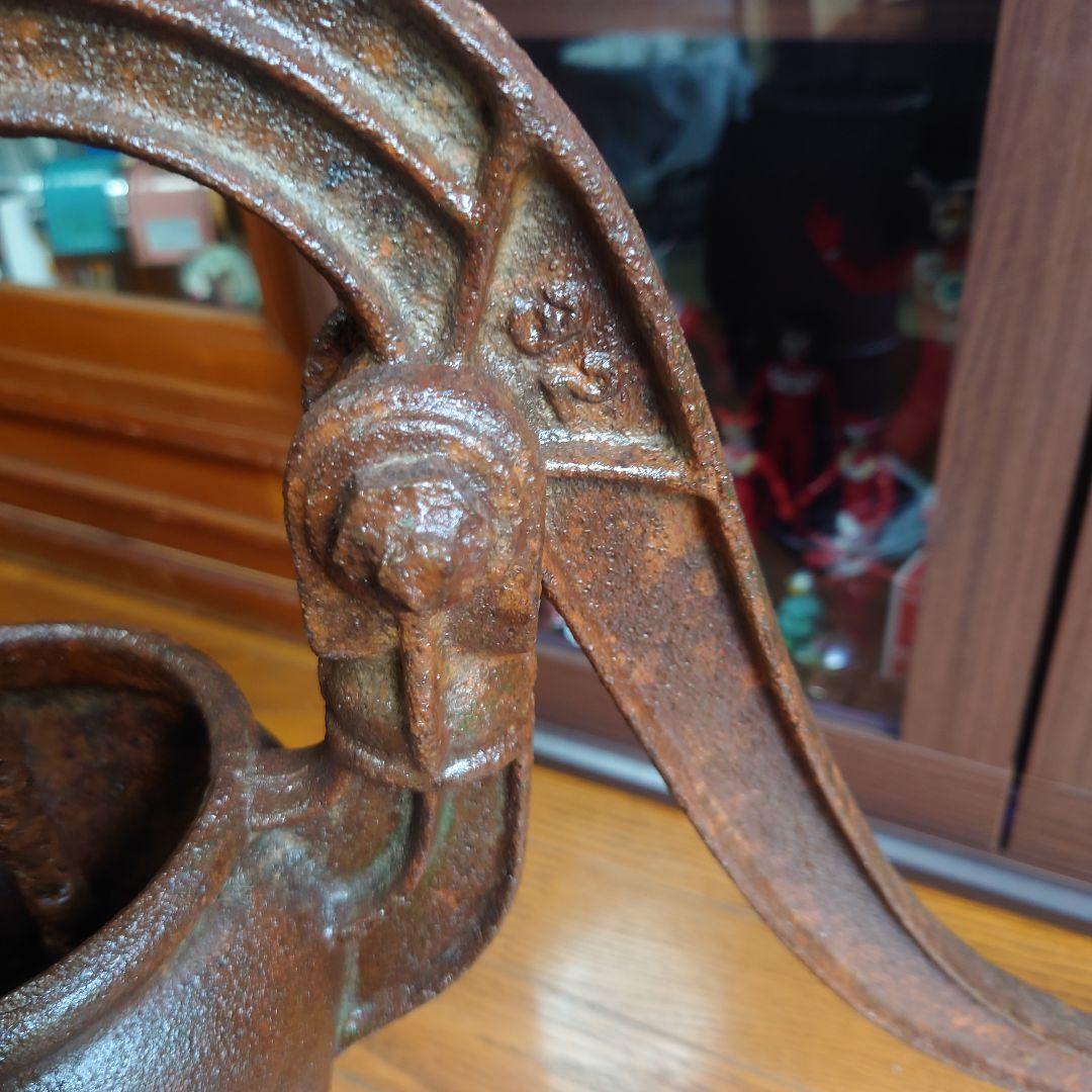 古道具　希少　サクラマーク川本式　手押ポンプ　昭和中期ガーデニング