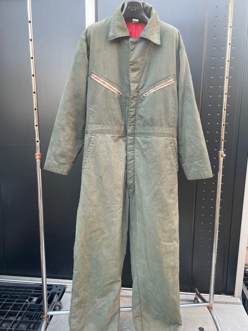 US製 ヴィンテージ つなぎ キルトインナー LARGEMEDIUM