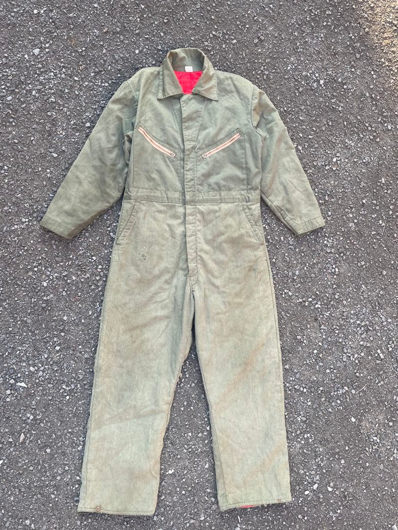 US製 ヴィンテージ つなぎ キルトインナー LARGEMEDIUM