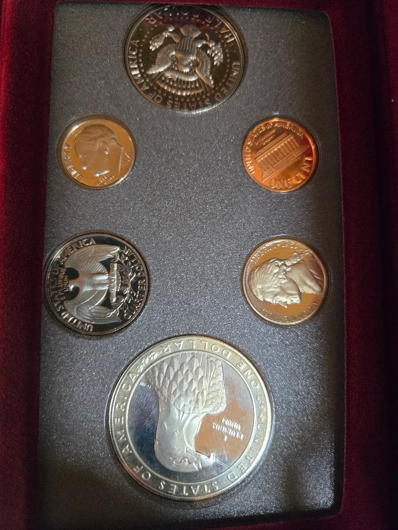 1983 アメリカ合衆国セット ロサンゼルスオリンピック 銀貨 SV900