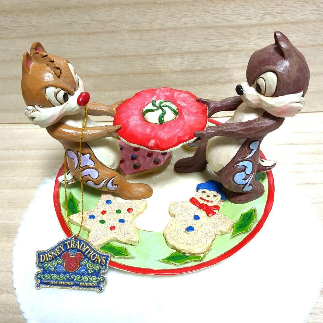 【土・日限定価格】ディズニー　エネスコ　ショーケース　チップ＆デール　クリスマス