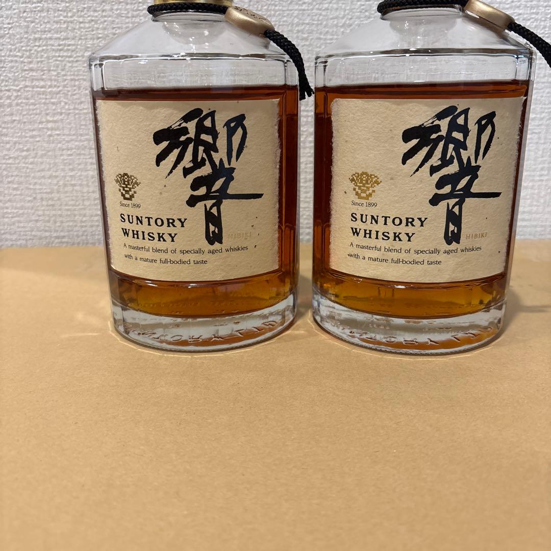 サントリーウイスキー響　裏ゴールドラベル　2点セット　未開封　液面低い