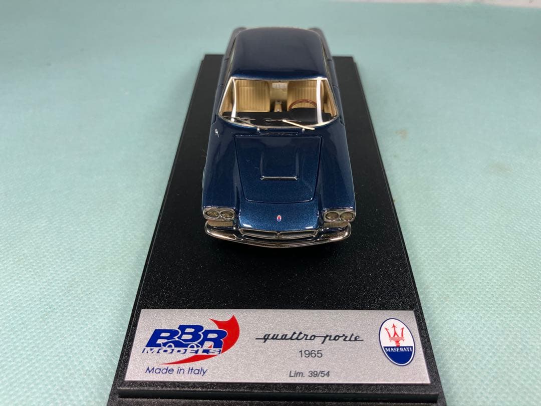 ＢＢＲ　マセラティ　クアトロポルテ　１９６５年　ダークブルー