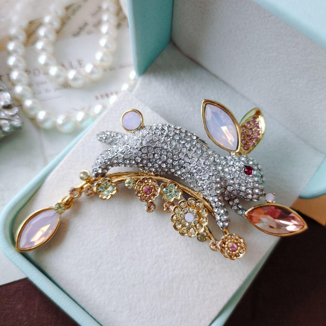 ABISTE アビステ 卯 ウサギ ブローチ ラビット 干支 2023 限定品