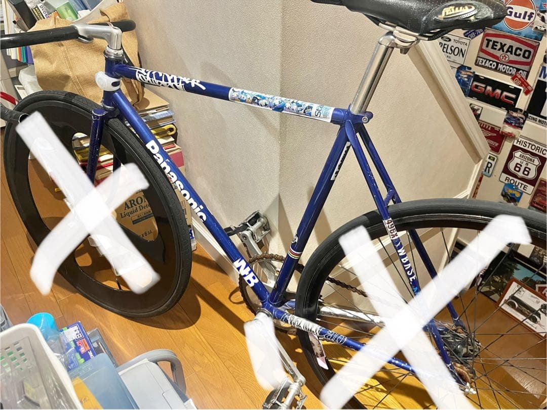 Panasonic ピストバイク フレーム NJS 競輪 直接取引