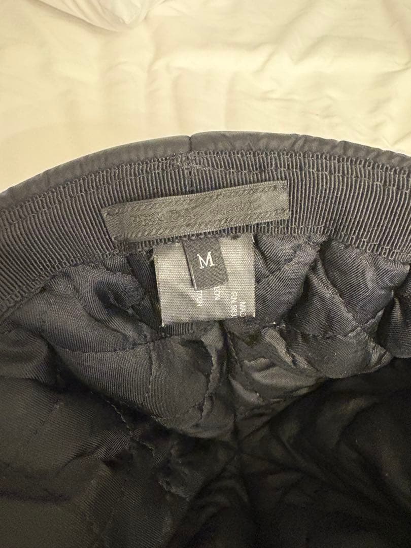 PRADA ナイロンビーニー Re-Nylon ロールキャップBLACK M