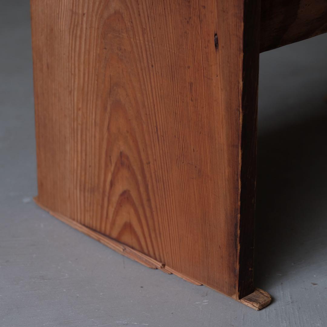 松材 ロースツール G　チェア 椅子 踏み台 ステップ 古家具 アンティーク