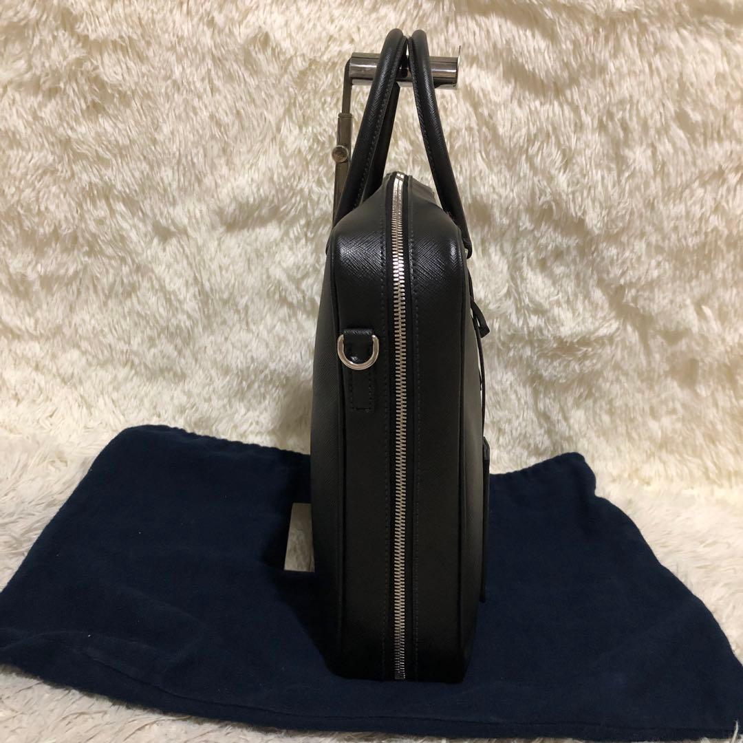 未使用✨プラダ　 2way レザー ショルダーバッグ　 ビジネスバッグ