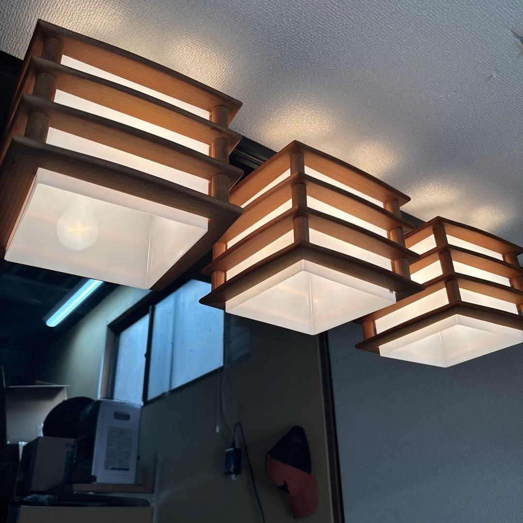 バラ売り可⭐️松下電工　スポットライト　天井照明　和風照明　シーリングライト　3灯