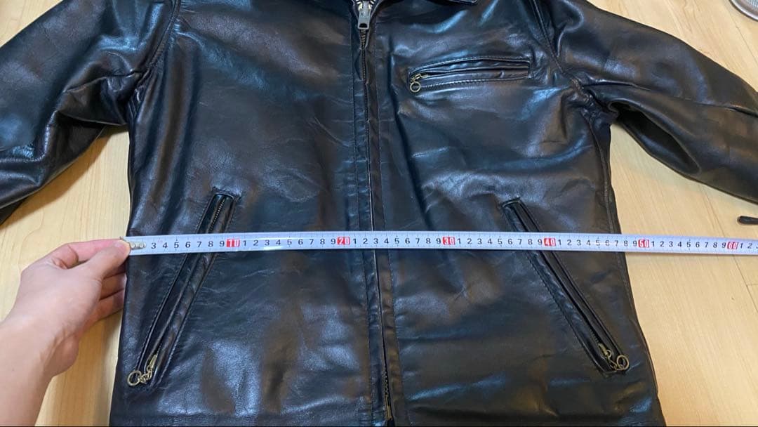 Schott シングルライダースジャケット AT101 サイズ38