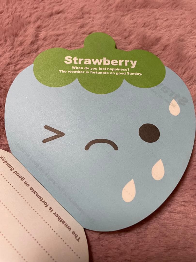 平成レトロ　当時物　いちごダイカットメモ帳