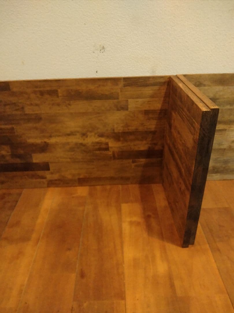 木製　ハンドメイド　オーダー　コの字　ワトコオイル　スツール　サイドテーブル