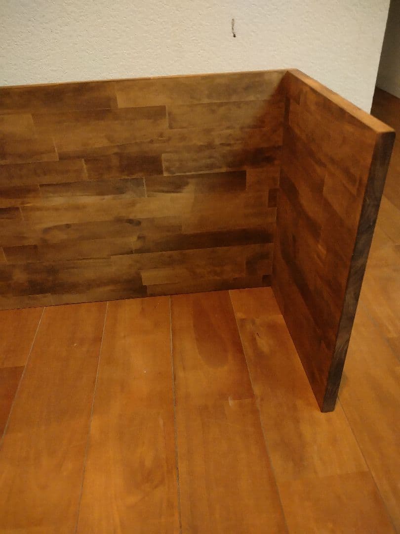 木製　ハンドメイド　オーダー　コの字　ワトコオイル　スツール　サイドテーブル