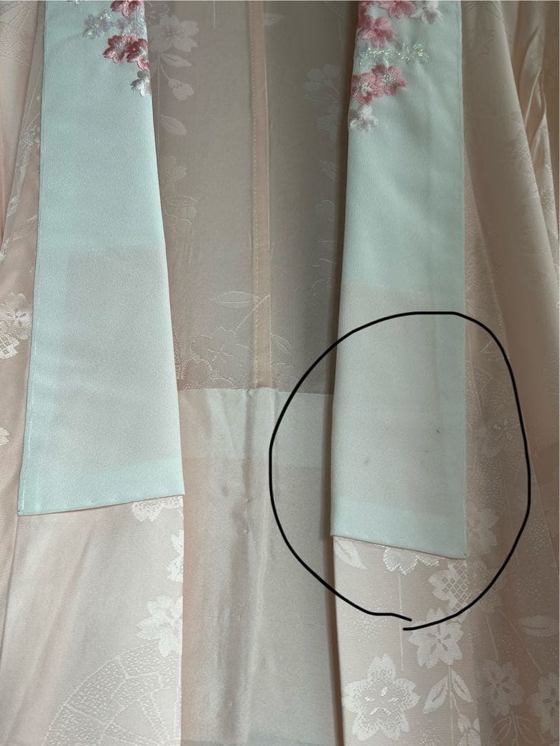 値段交渉OK！ 振袖 赤黒花柄 着物セット