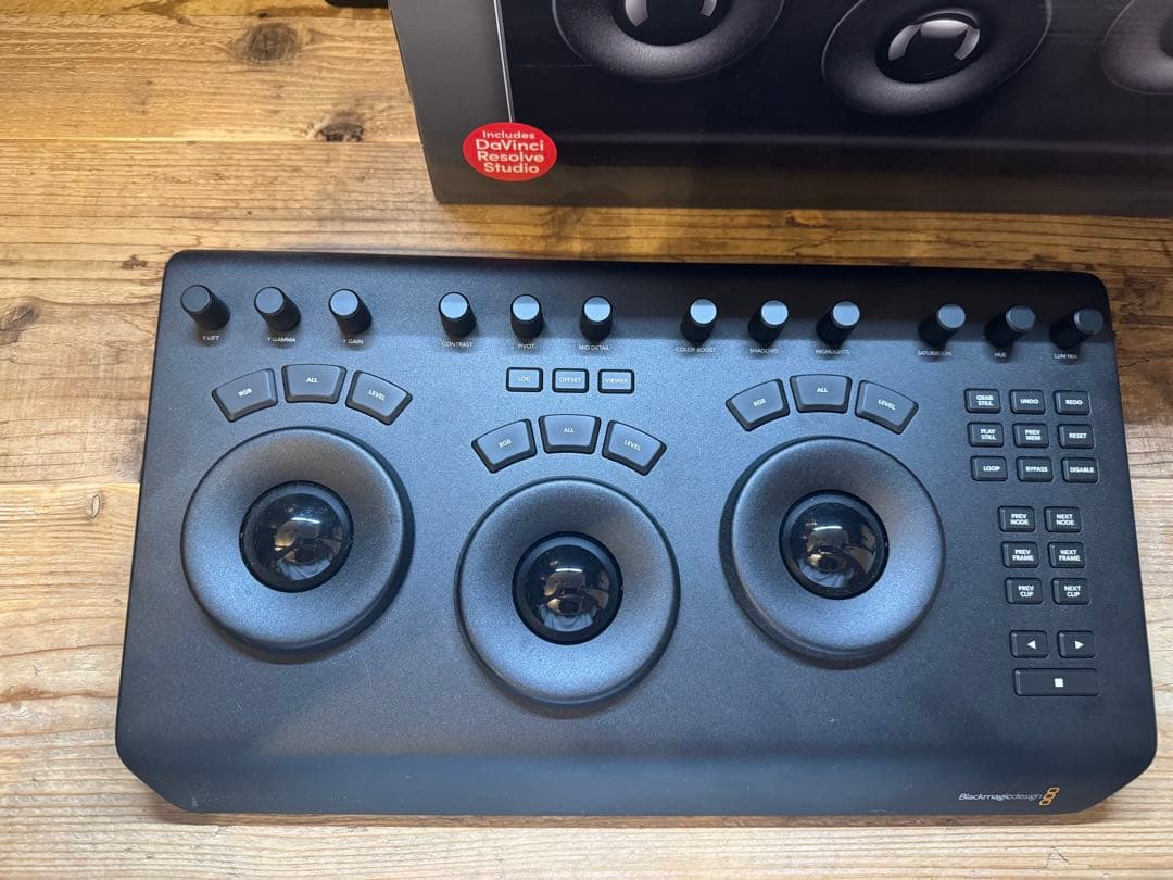 【24年購入・ほぼ未使用】DaVinci Resolve Micro Panel