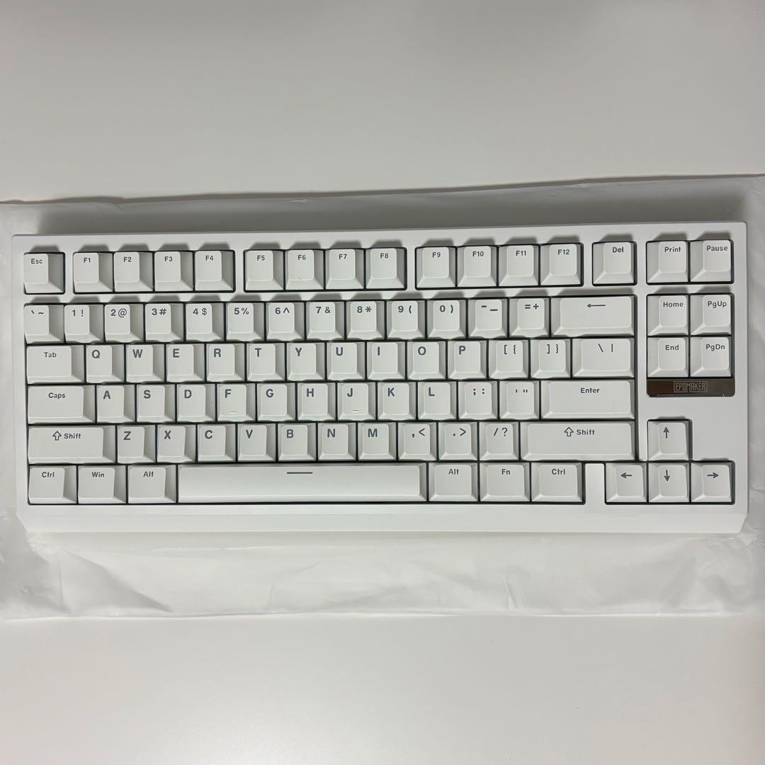 EPOMAKER G84 80% キーボード ホワイト