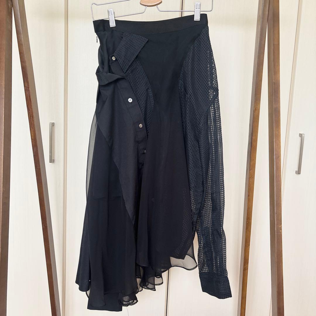 ⭐︎断捨離中⭐︎sacai / サカイ　シャツドッキングスカート　サイズ1