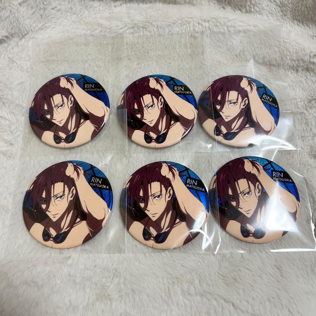 Free! 松岡凛 Clear Blue ホログラム缶バッジ