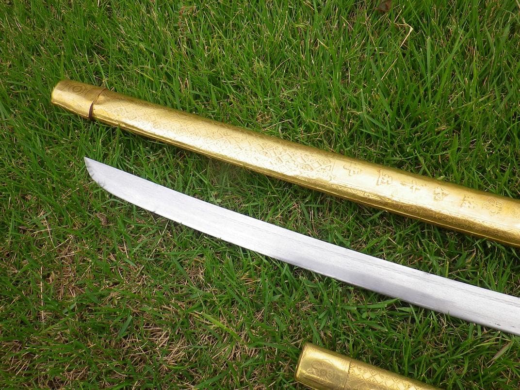 紀元二千六百年節祭の模造刀　昭和十五年　佐藤小太郎　貴重な大小セット