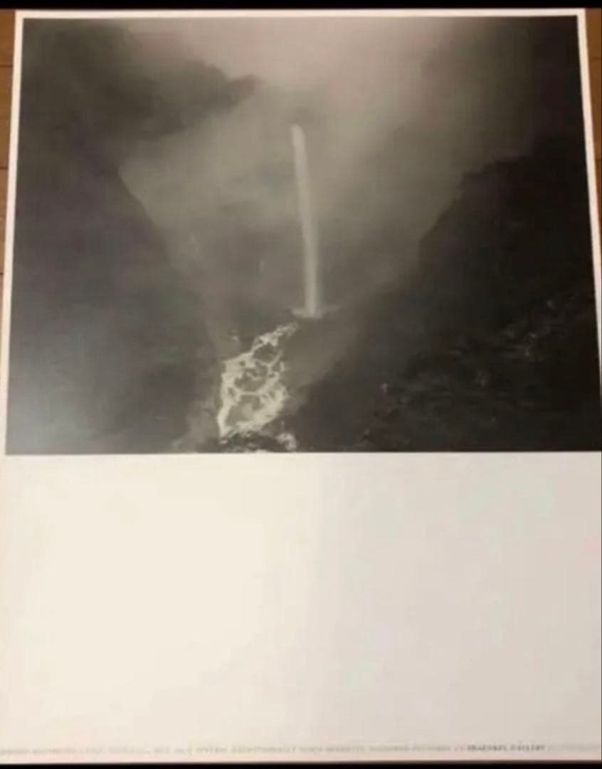 杉本博司　ポスター　華厳の滝