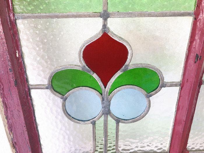 【最終値下げ】アンティーク 家具 ステンドグラス 1910年頃 英国 102A