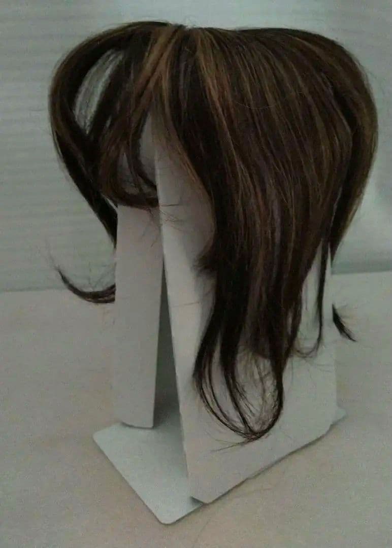 新品未使用 人毛 ブラウン系トップピース ギンカウィンカ ドレスドヘア
