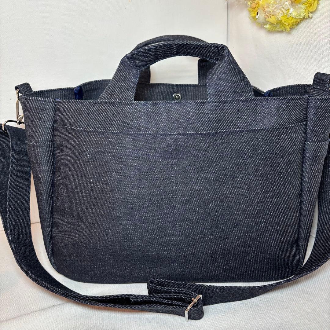 専用ご案内中うちの子トートバッグ♡ウィペット ミックス ネーム入り デニム