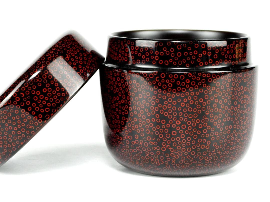 津軽塗 藤野興蔵 七々子塗 棗 共箱 漆器 煎茶道具