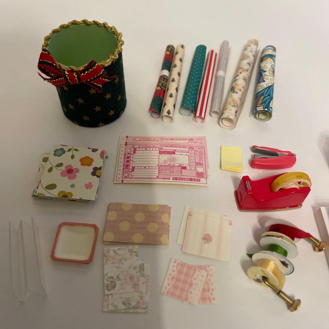 1/12ドールハウス&リーメント ミニチュア●雑貨屋 ショップ レジ テーブル