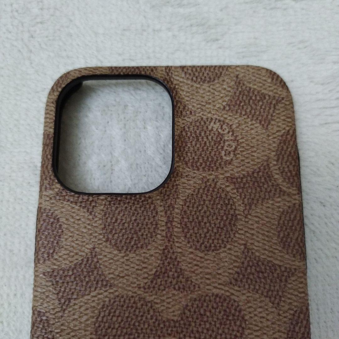 【美品】COACH　コーチ　iPhone 14 promax スマホケース