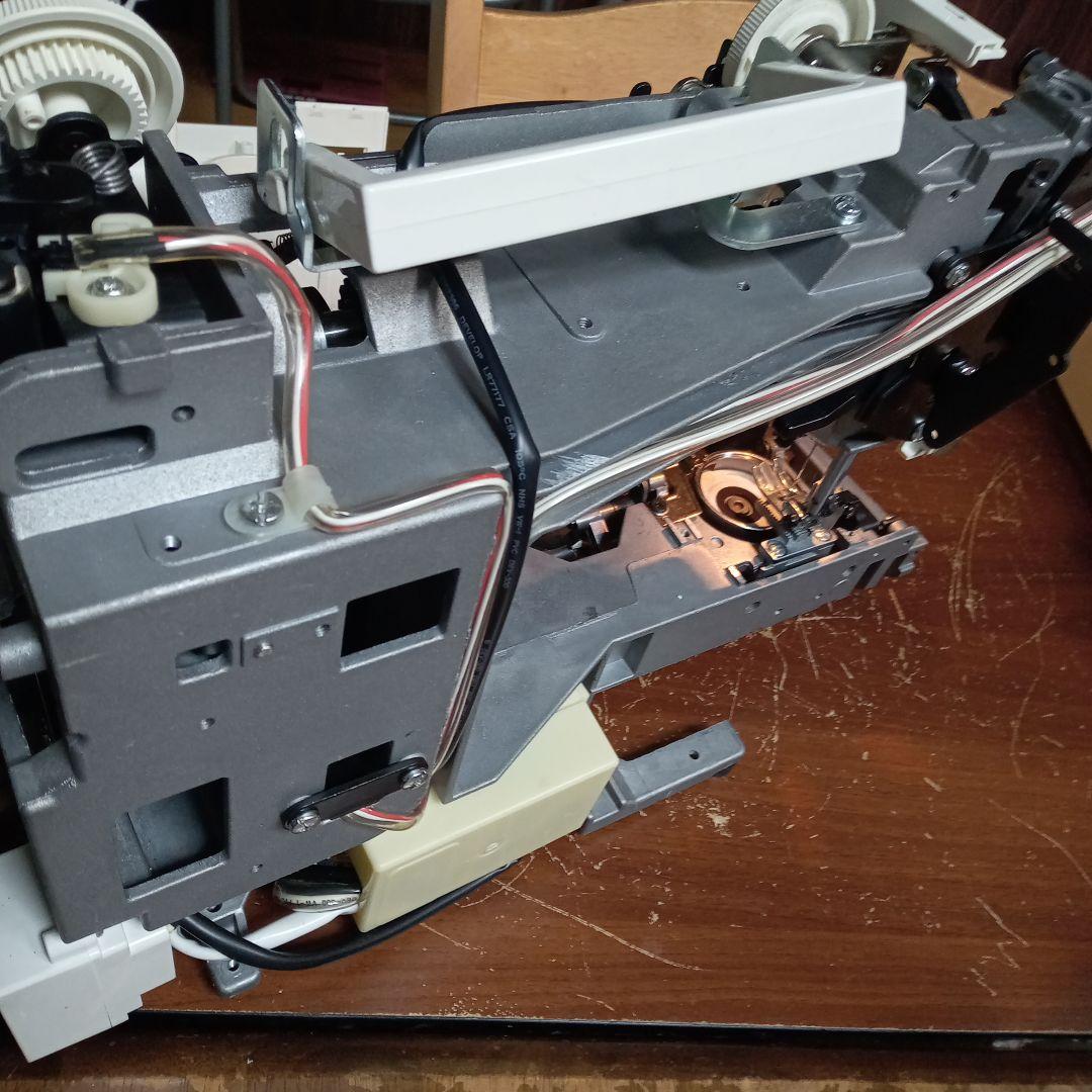 ジャノメ電子ミシン本体　ニュウモナーゼ　分解メンテナンス済み