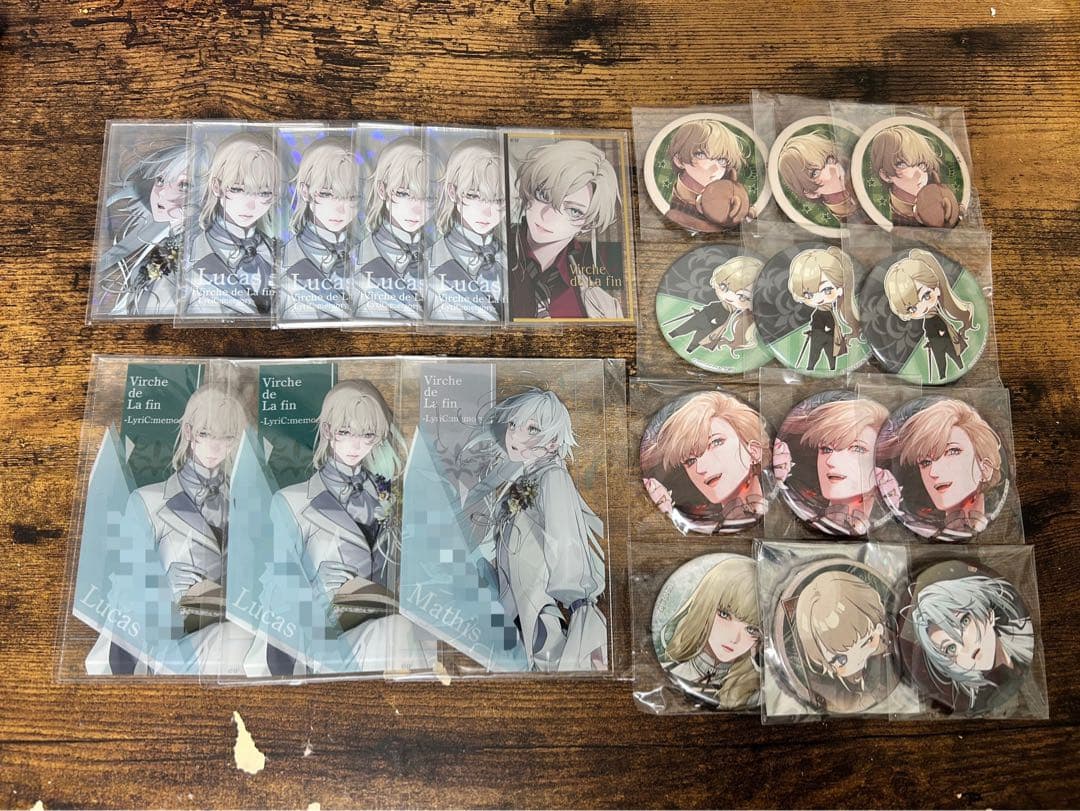 終ヴィル　終遠のヴィルシュ　朗読劇　アクカ　缶バッジ　アクブロ　リュカ　マティス