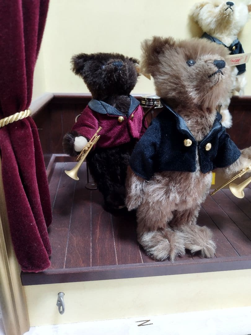 steiff シュタイフ　ミレニアム　ミュージカルバンドスタンド　テディベア
