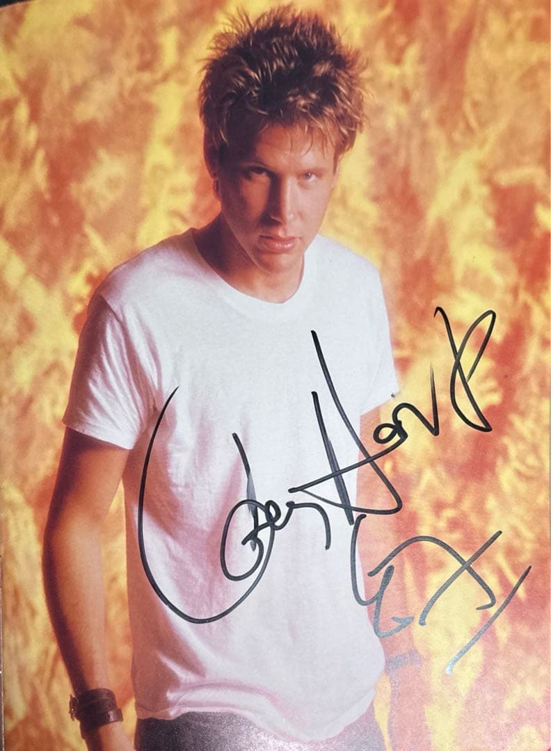 コリー・ハート 直筆サイン入り1987年 ツアーパンフレット