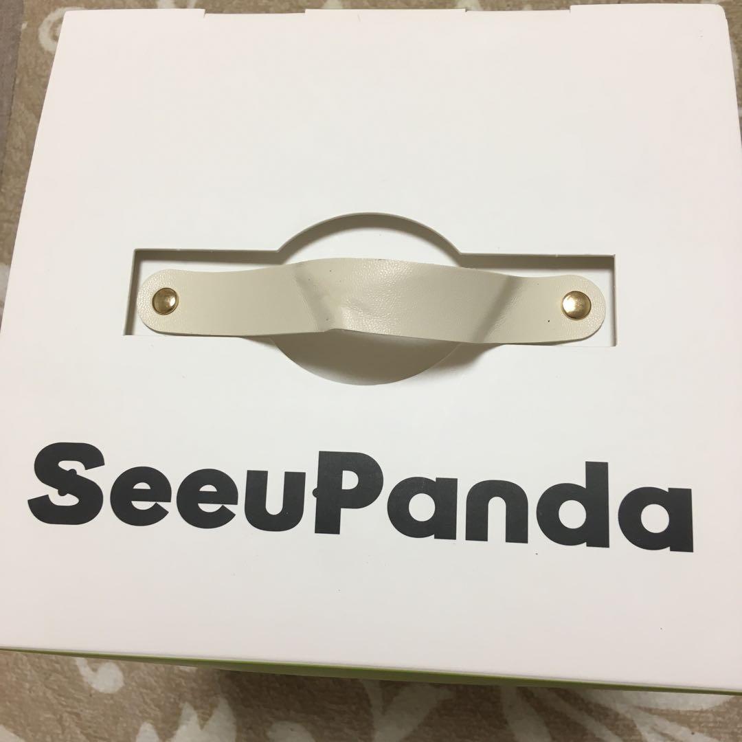 パンダ　ファーファー　ぬいぐるみ　1点