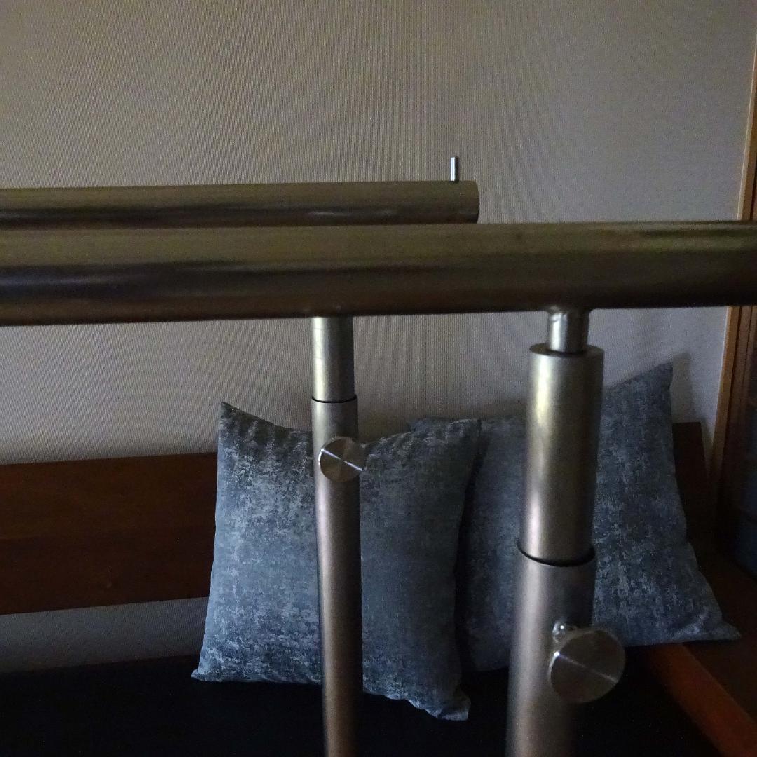 2点　ステンレス× ハンガーラック スタンド アイアン アンティーク調 アパレル