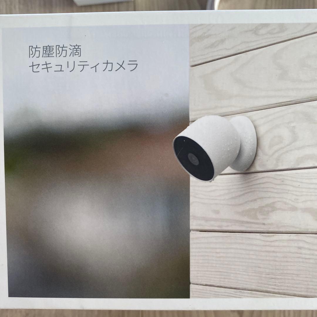 Google Nest Cam ホワイト 防犯カメラ マグネット式　充電タイプ