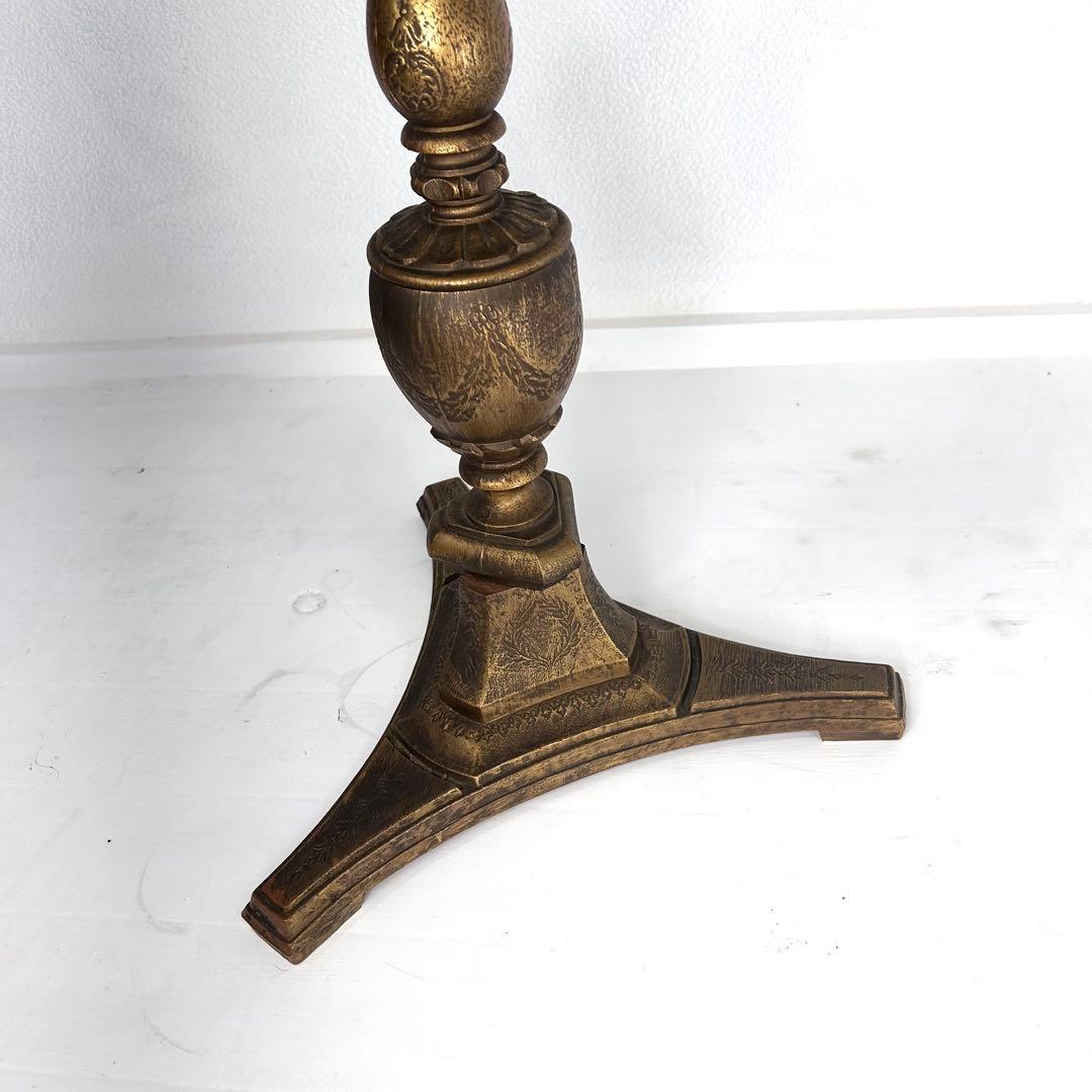 【希少】ヴィンテージ ストーントップ サイドテーブル　大理石　ゴールド