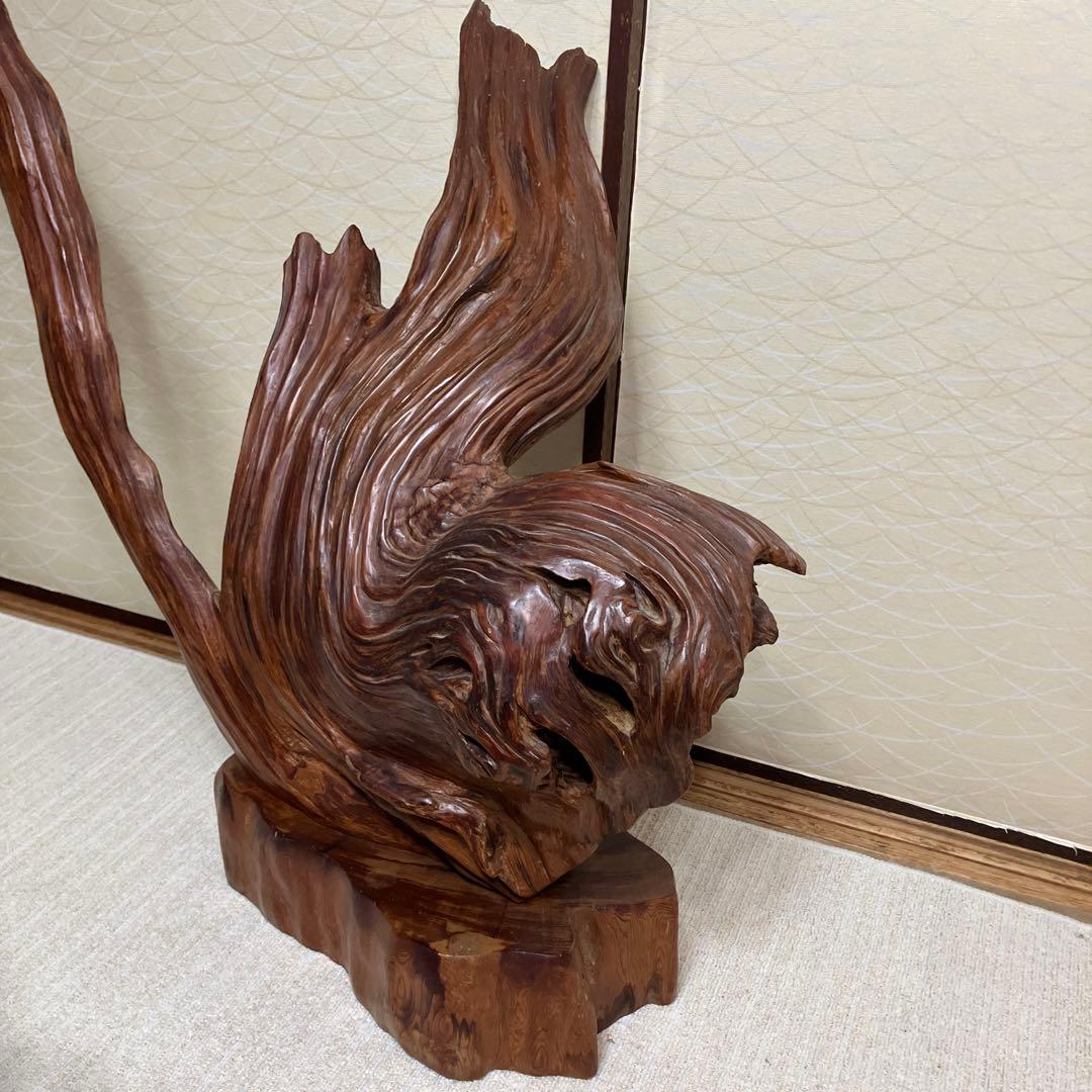 世界遺産　屋久島　屋久杉　有名アーティスト作　オブジェ