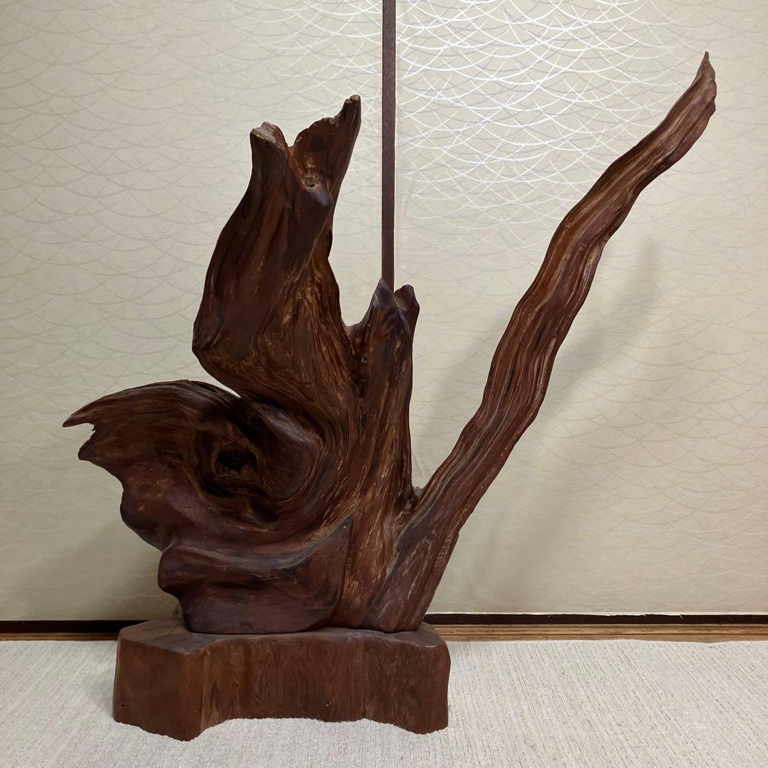 世界遺産　屋久島　屋久杉　有名アーティスト作　オブジェ