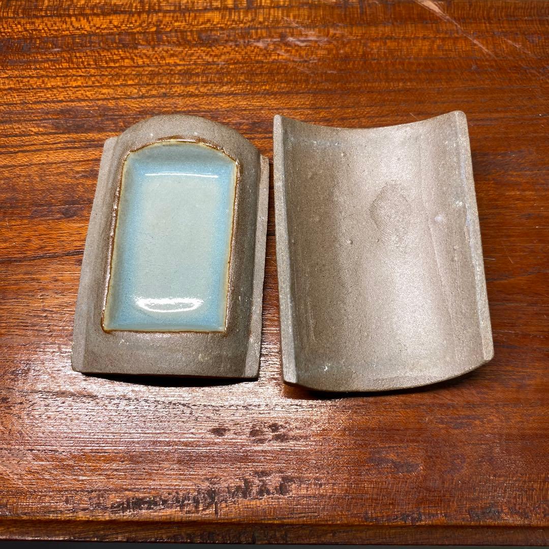 【茶道具】宇野宗甕造　切り竹香合（共箱）