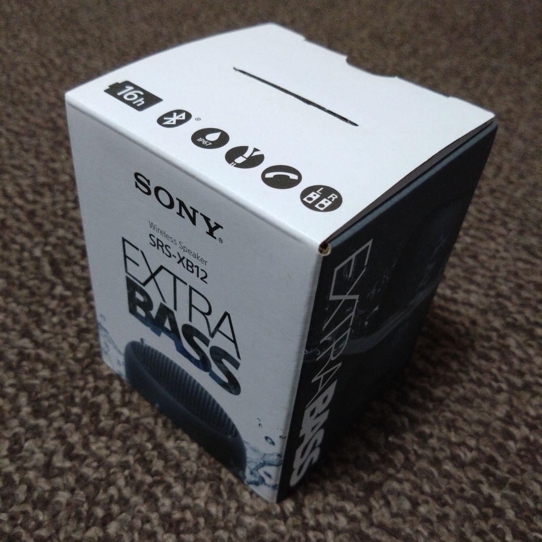 【新品未開封品】SONY SRS-XB12 ワイヤレススピーカー ブラック