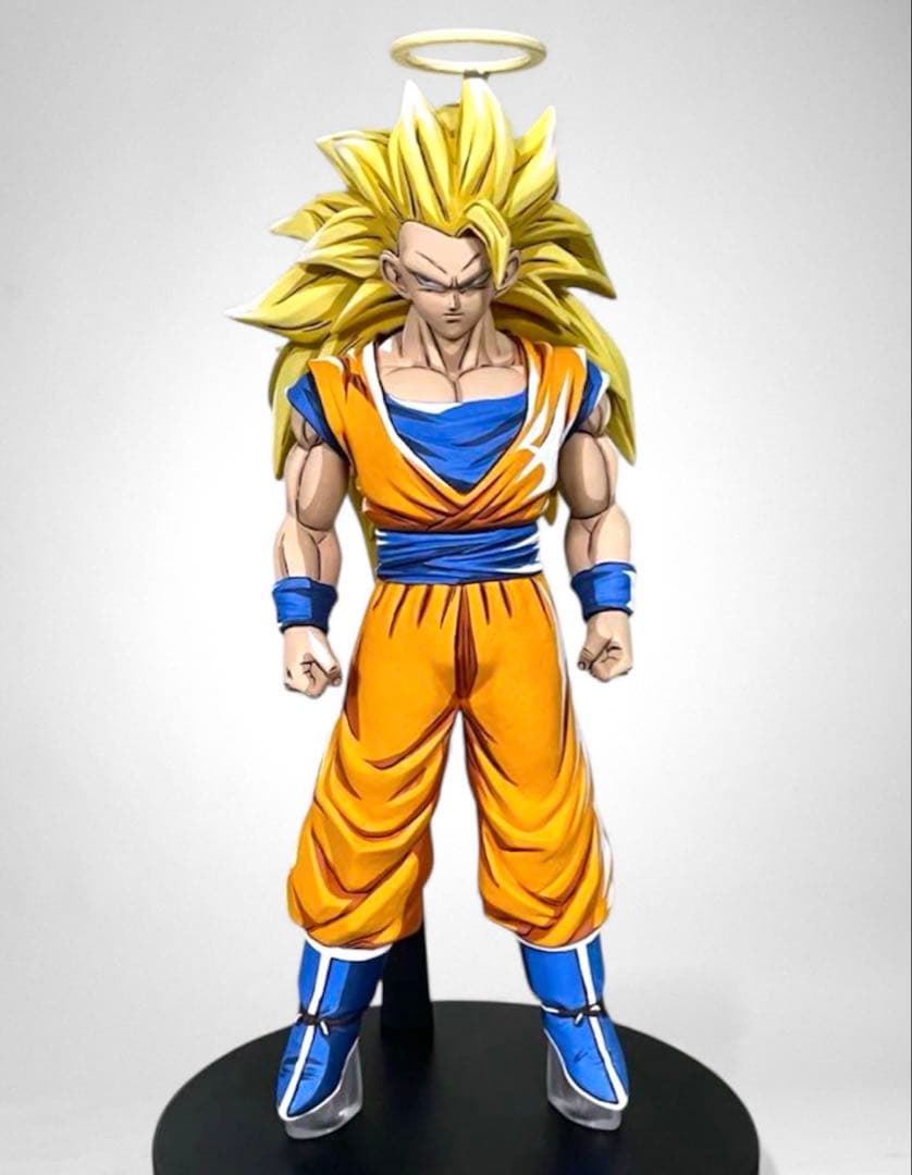 ドラゴンボール リペイント 二次元彩色 孫悟空 超サイヤ人3孫悟空