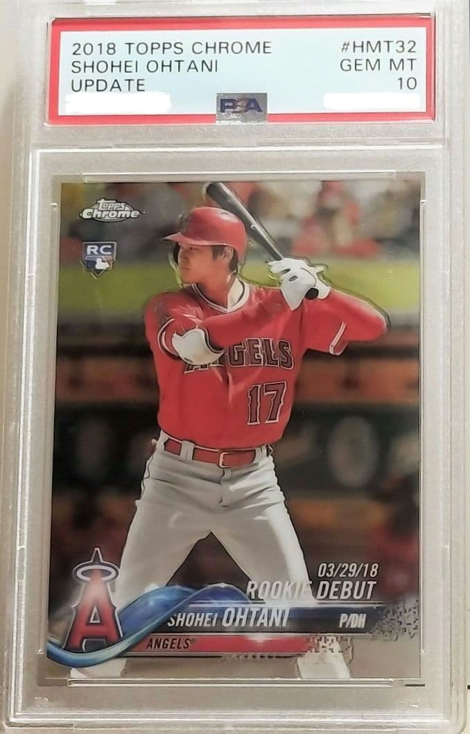 大谷翔平　PSA10　 2018 ToppsChrome HMT32　ルーキー