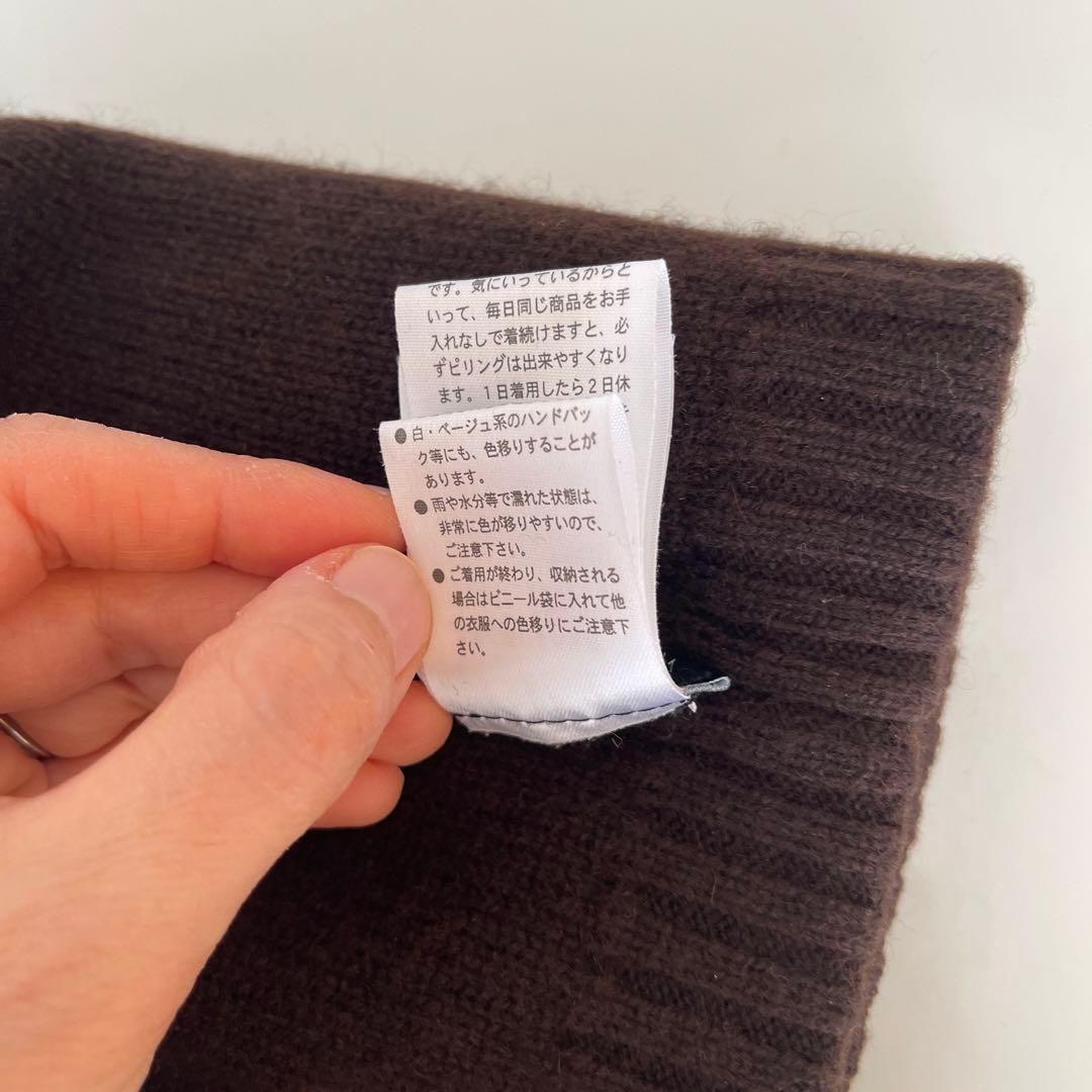 1回のみの着用　theory カシミヤ100% ニットキャップ