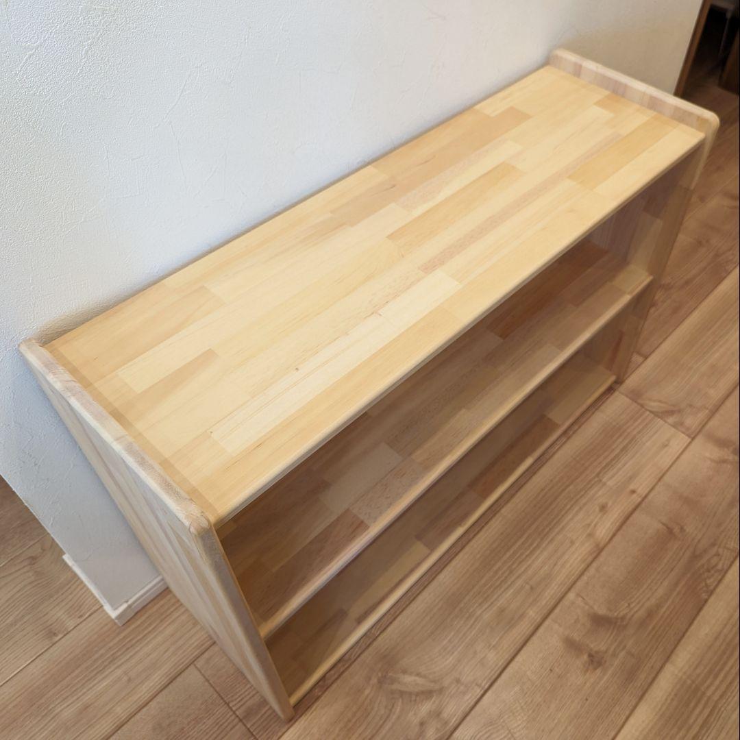 C　絵本棚　木製棚　✨　リビングボード　本棚　ハンドメイド　モンテッソーリ