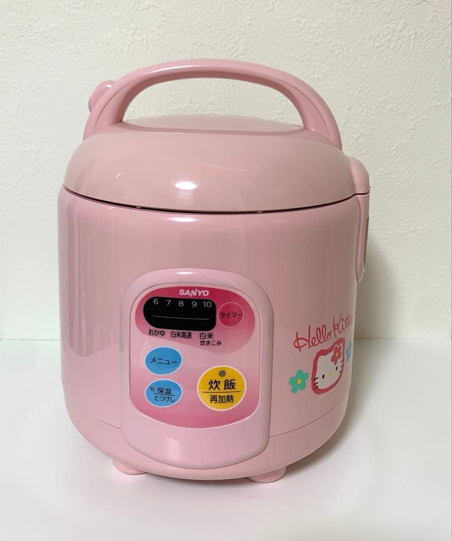 希少！SANYO Hello Kitty 炊飯器 ピンク0.72L 1998年製