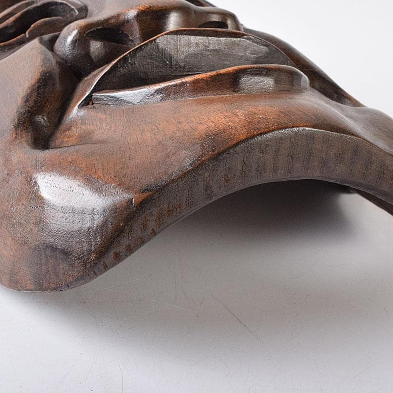 能面　能楽　雅楽　木彫　お面　C　8250